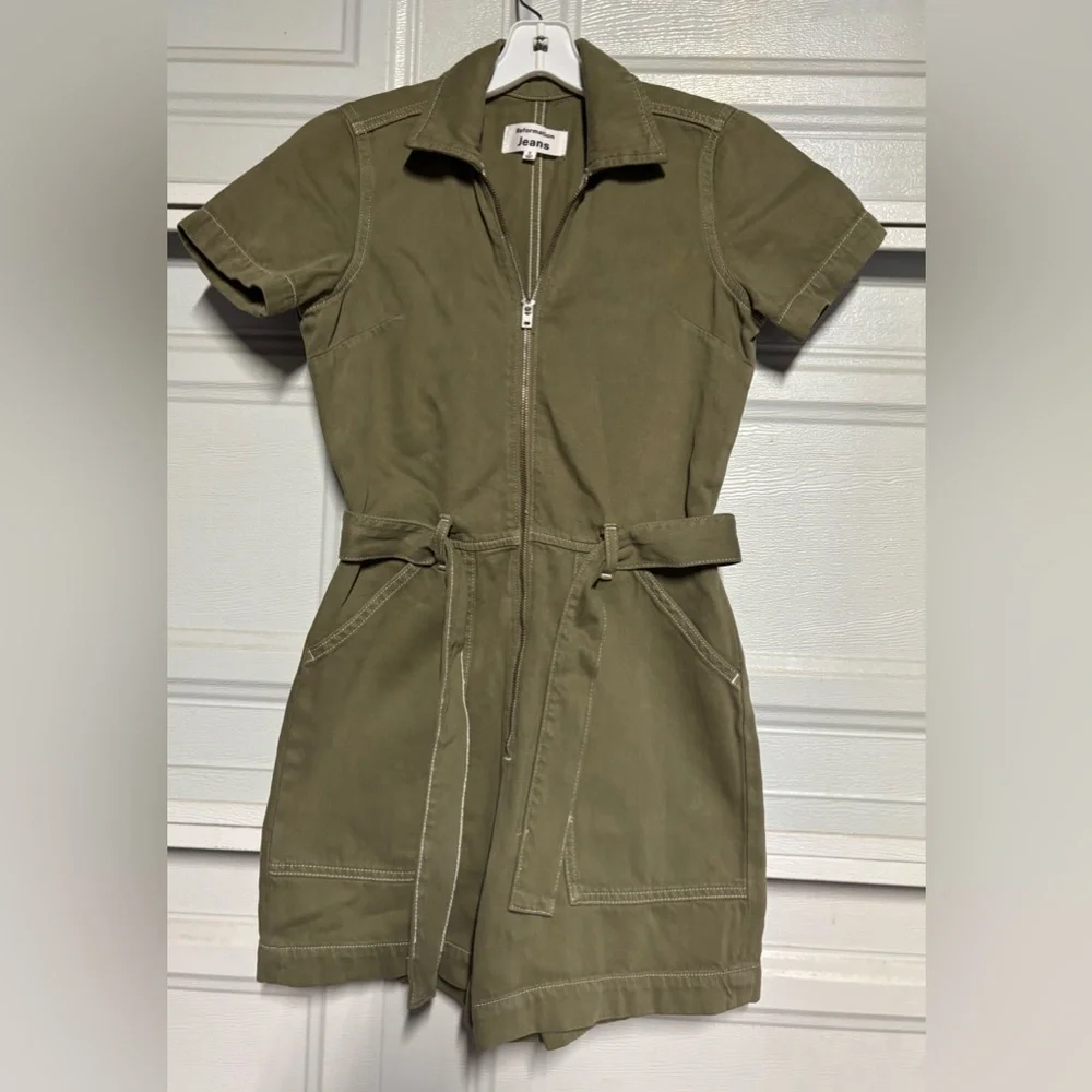 Reformation Short Sleeve Jumpsuit